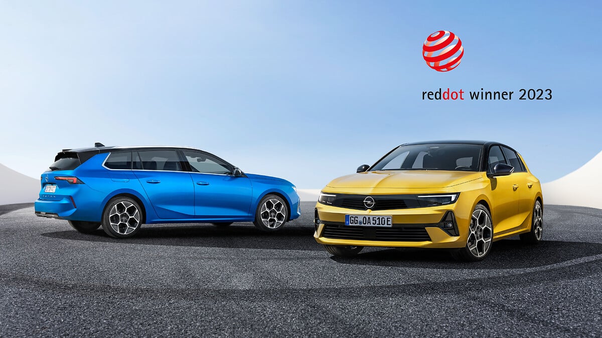 Zeichen für Erfolg: Opel Astra gewinnt Red Dot Award 2023