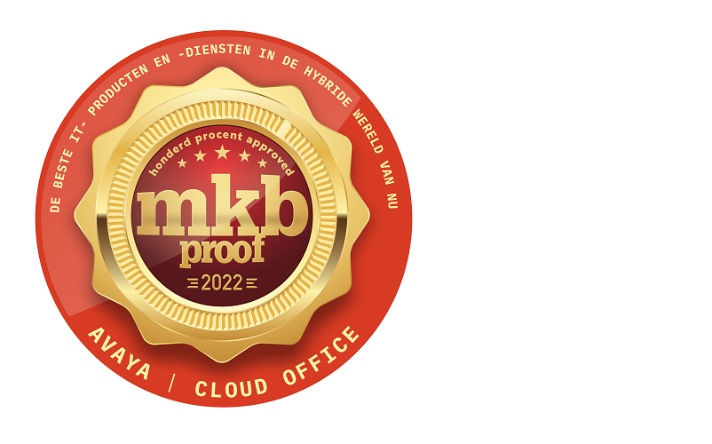 Avaya Cloud Office, avaya, communicatie, Unified Communications, MKB Proof 2022, MKB Proof Award