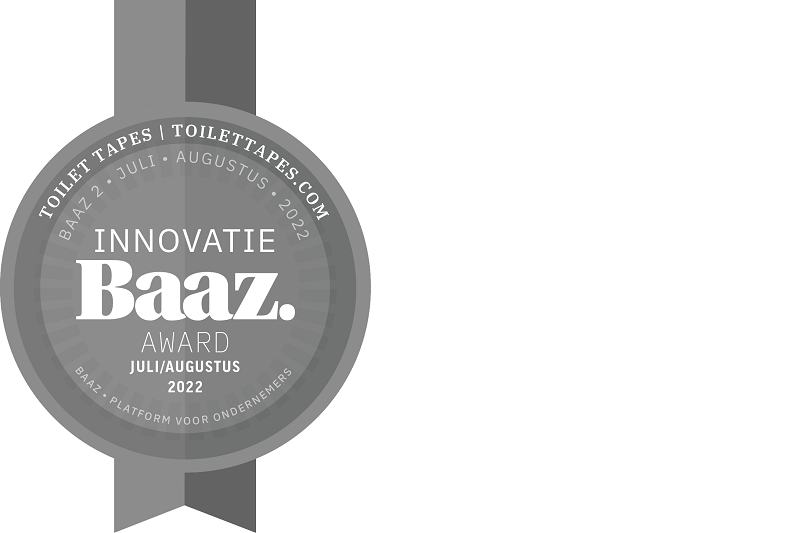 award, award baaz 2.2022, magazine, toilet tapes, toilet, innovatie