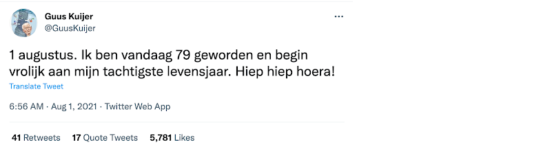 Twitter, hoogtepunten