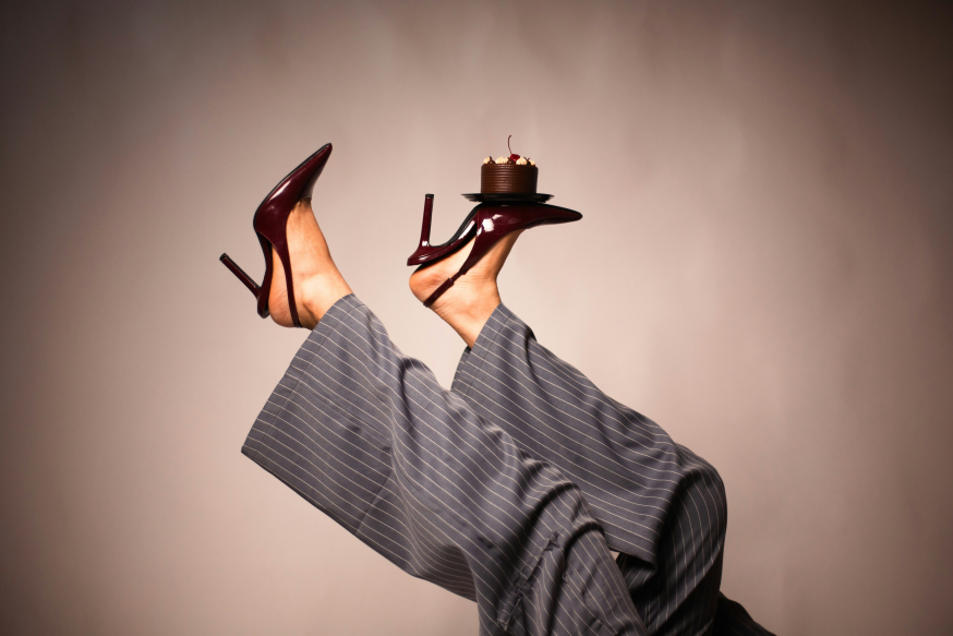 Vrouwenschoenen werkvloer