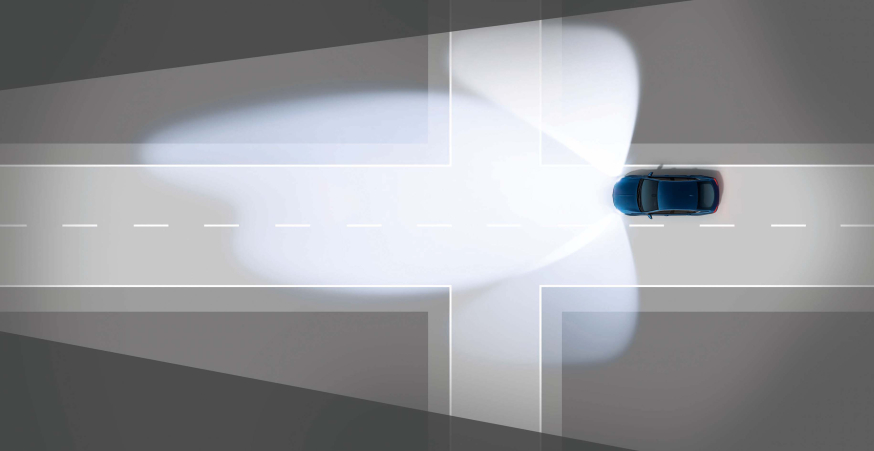 LED-verlichting Opel past zich aan verkeerssituatie aan