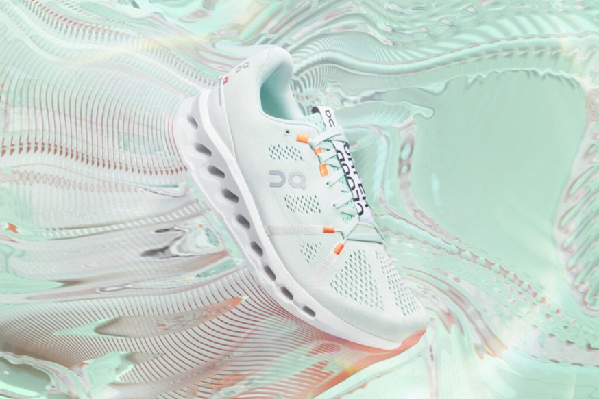 On's nieuwste Cloudsurfer zorgt voor baanbrekende hardloop sensatie. Cloudsurfer