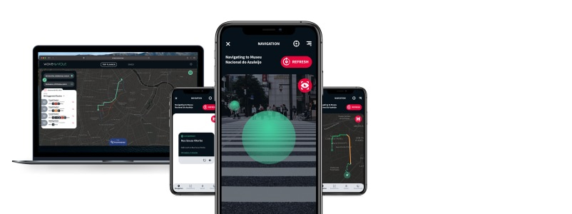 Augmented reality, WaveOut app, applicatie, navigatie-app