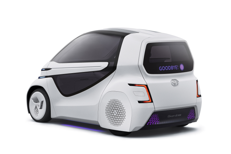 Toyota toont elektrisch aangedreven Concept-i-modellen