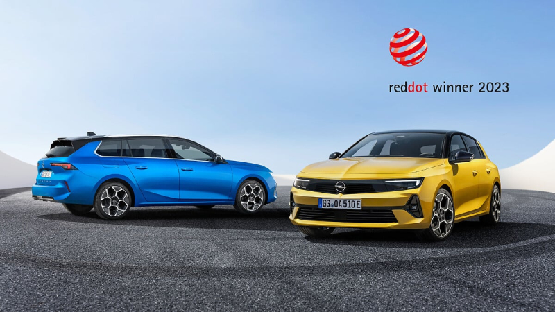 Getekend voor succes: Opel Astra wint Red Dot Award 2023