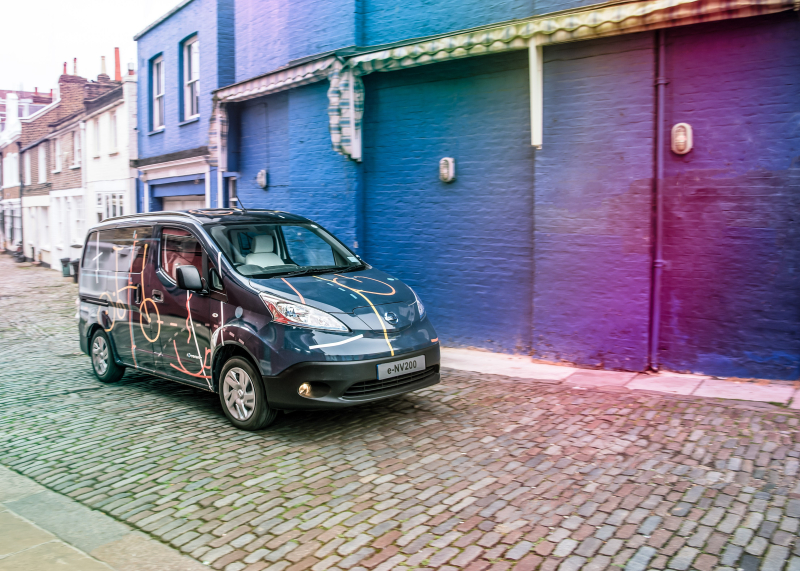 Nissan lanceert elektrisch aangedreven mobiel kantoor