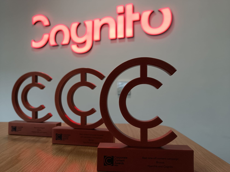 Cognito wint in drie categorieën bij Corporate Content Awards