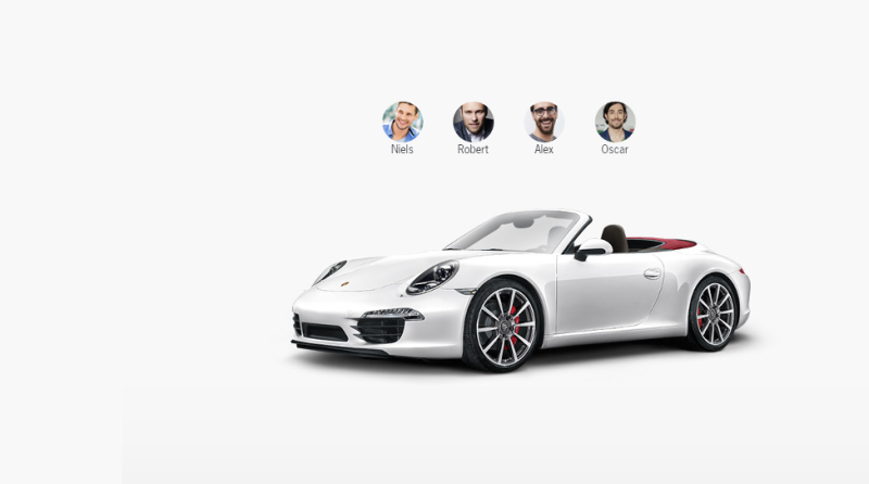 Share a Porsche: Deel een Porsche met vrienden