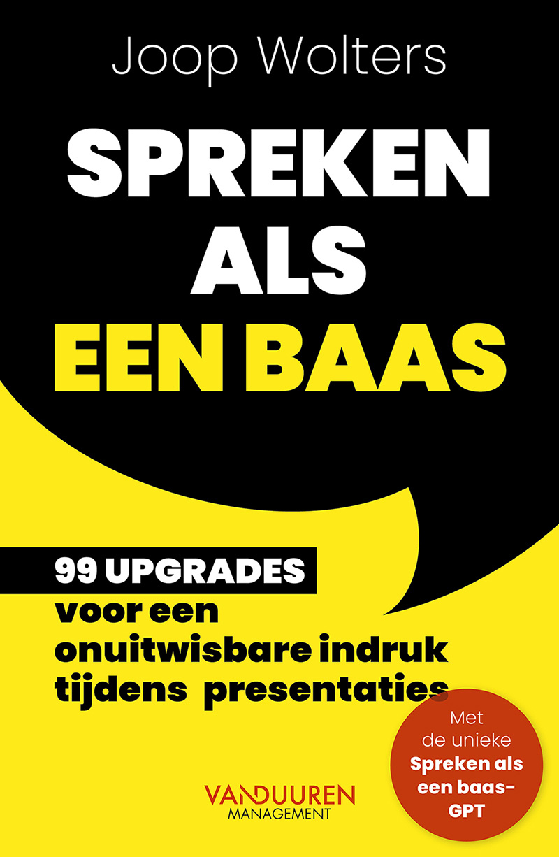 Nieuw boek ‘Spreken als een baas’ geeft sprekers 99 upgrades voor maximale impact
