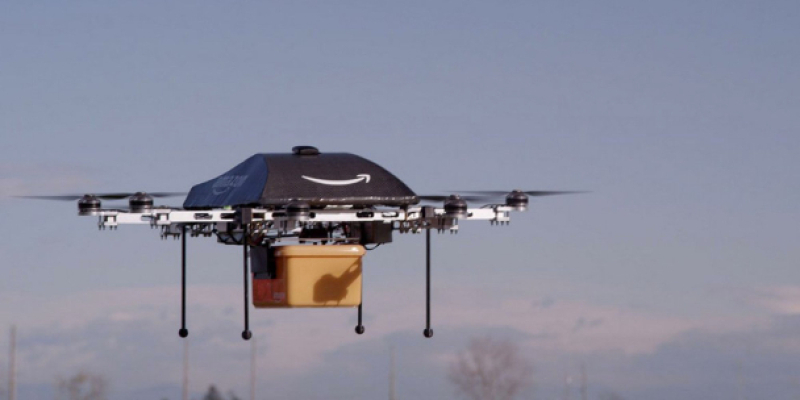 Amazon mag pakketbezorging met drones testen