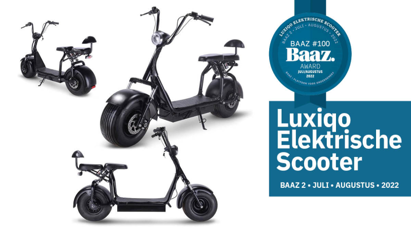 Baaz #100 Award - Luxiqo Elektrische Scooter