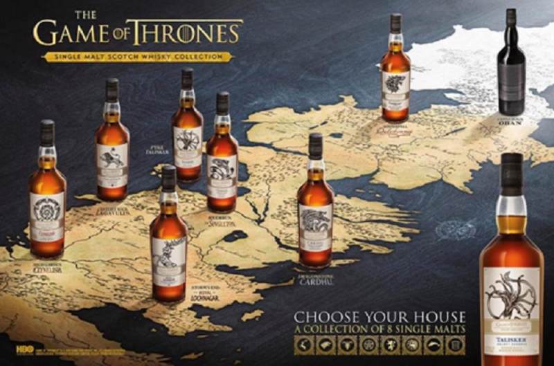 Game of Thrones Single Malt Scotch Whisky Collection gelanceerd