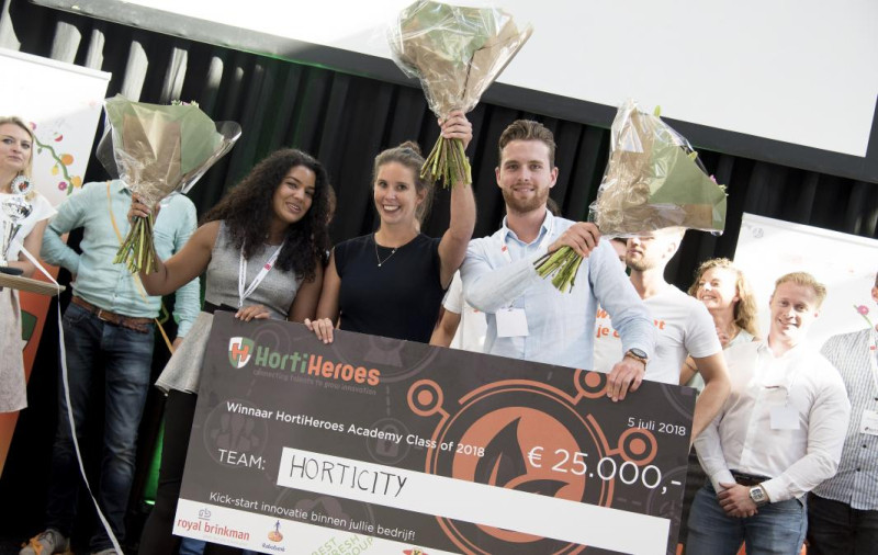 Startup HortiCity wint HortiHeroes Academy Class 
