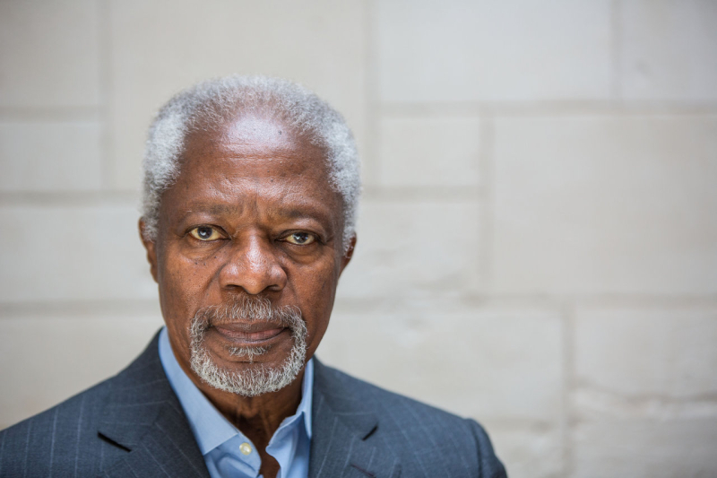 Kofi Annan spreekt Young Professionals in Amsterdam toe