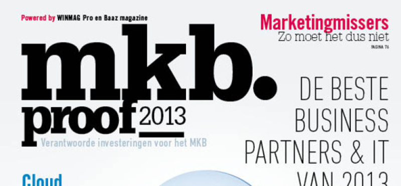 MKB Proof: de beste business partners & IT van 2013
