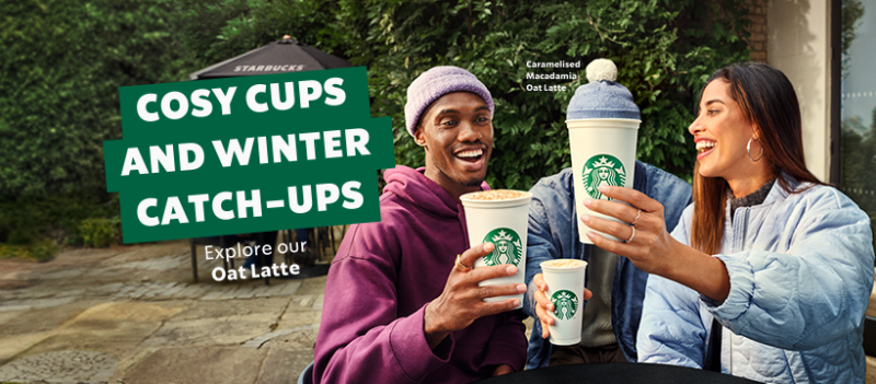 Een verwarmend lekkere winter met Starbucks