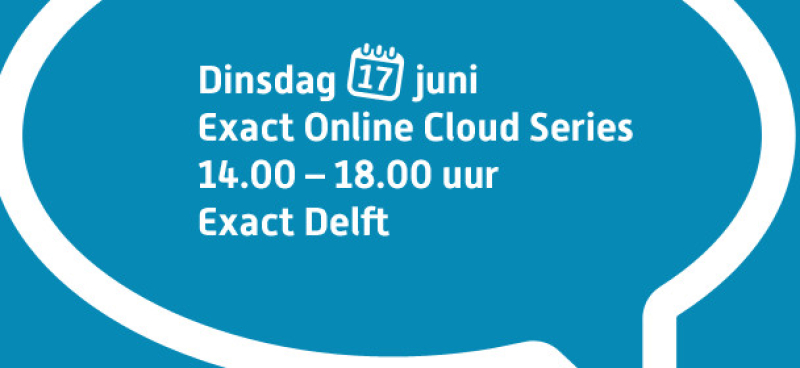 Exact Online Cloud Series praat je bij over de cloud