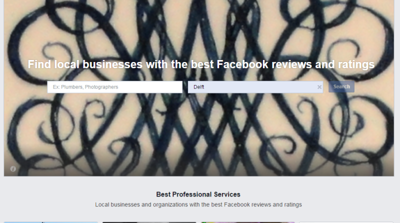 Facebook maakt Yelp-concurrent