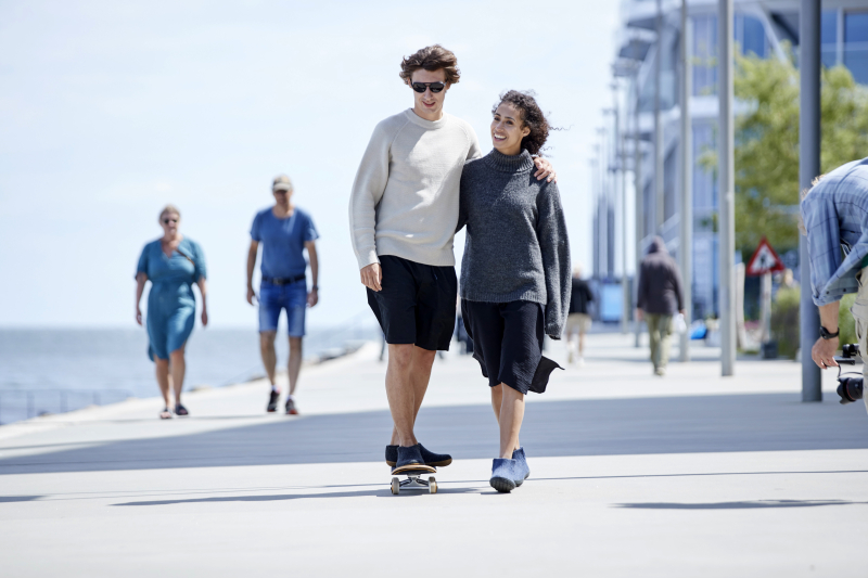 Slipper op je gemak de zon tegemoet