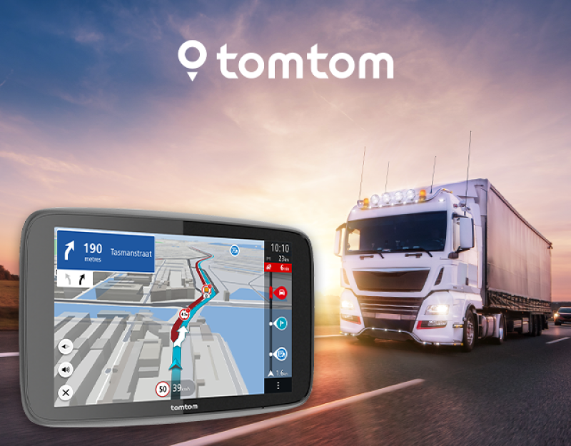TomTom lanceert navigatie voor vrachtwagenchauffeurs