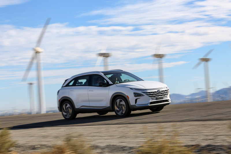 De nieuwste generatie waterstofauto van Hyundai op de CES