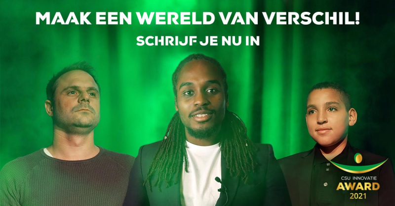 Inschrijven CSU Innovatie Award ’21: nog één week!