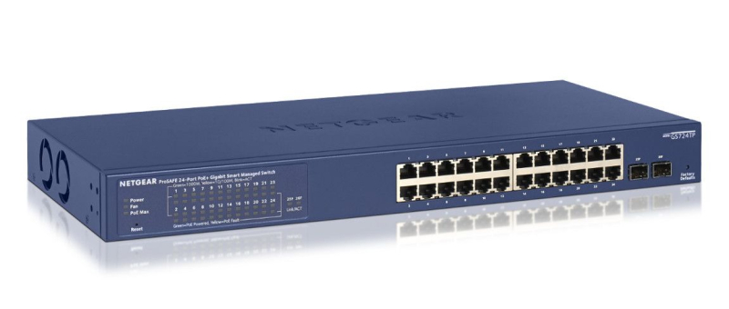 NETGEAR introduceert 24-poorts Gigabit PoE+ smart managed switch