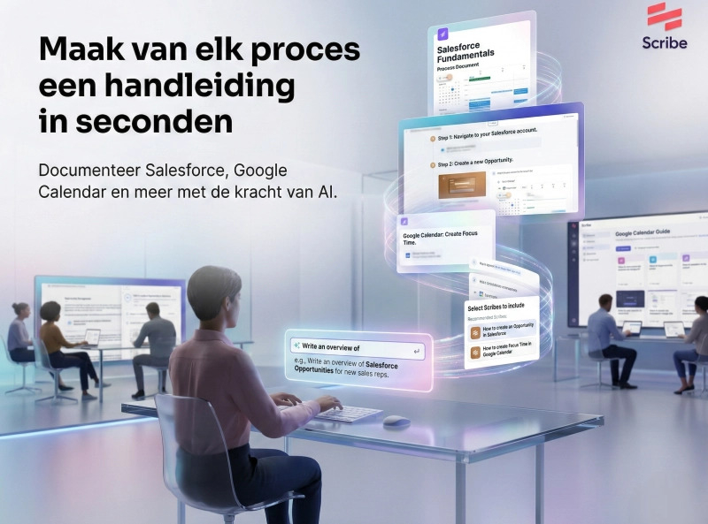 Scribe: SOP’s via screenshots voor grip op je data 