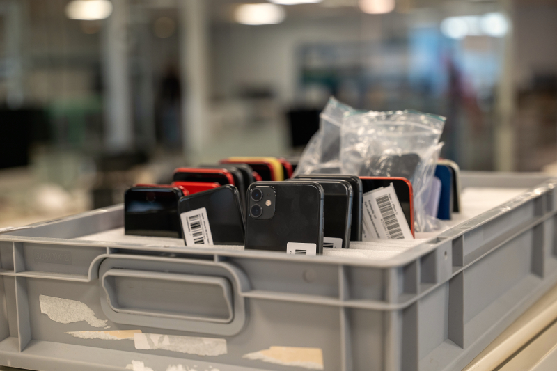 Recycling smartphones in Nederland levert goud op