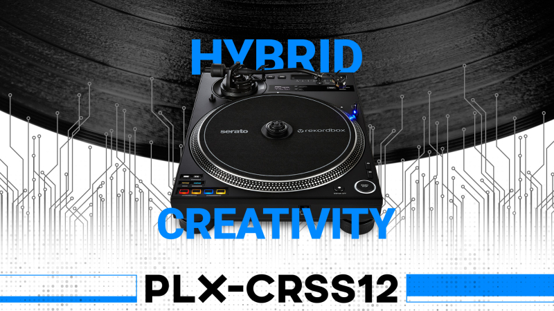 Maak kennis met de PLX-CRSS12 , de professionele, hybride D/A-draaitafel