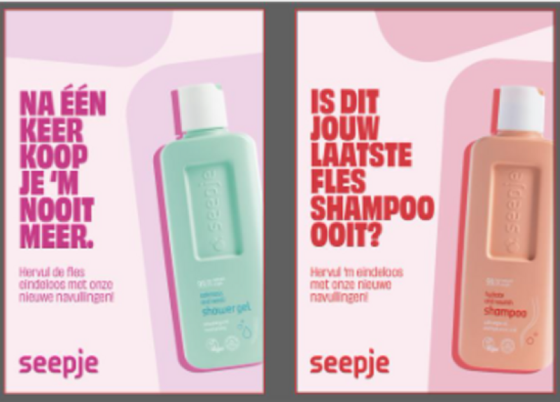 Seepje lanceert shampoo- en douchegelfles voor het leven