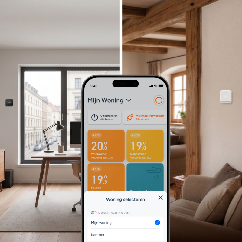 Tado: slimme thermostaten voor meerdere woningen beheren