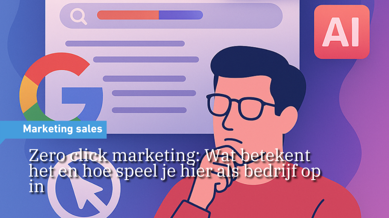 Zero click marketing vraagt om nieuwe strategie