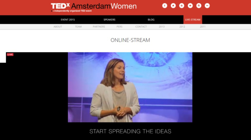 TEDxAmsterdamWomen volgen? Kijk de Livestream!