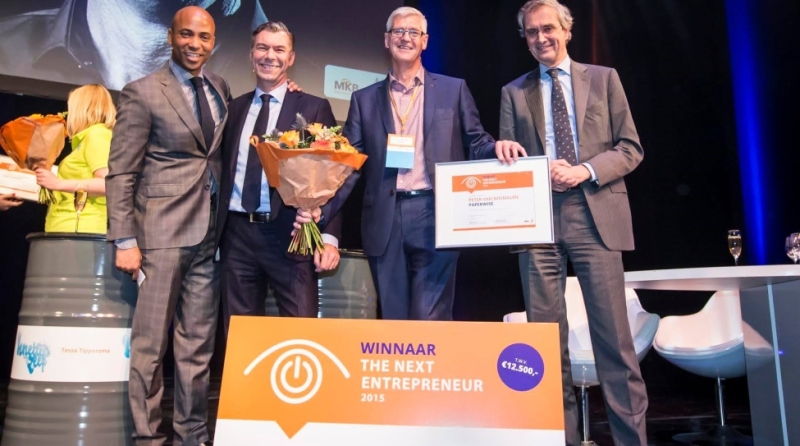Peter van Rosmalen winnaar The Next Entrepreneur 2015