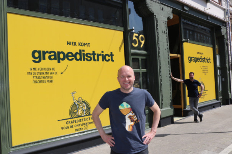 Grapedistrict opent flagshipstore in Amsterdam