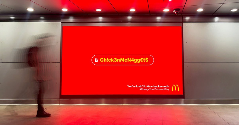 'bigmac’ vaak gebruikt als wachtwoord, McDonald’s vraagt aandacht voor voorspelbare logins