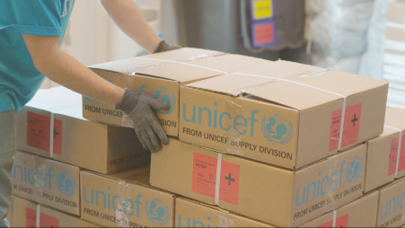 UNICEF en Flexport.org sluiten partnerschap wereldwijde hulpverlening