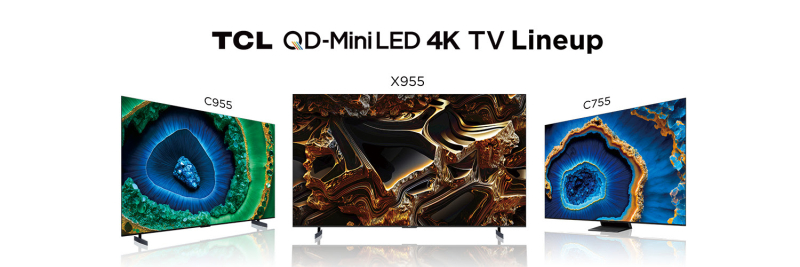  TCL onthult nieuwe line-up van premium QD-Mini LED TV's in extra grote formaten 