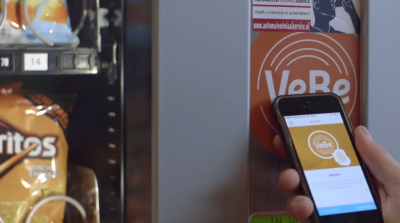 Mobiel bestellen en betalen bij vending-automaten