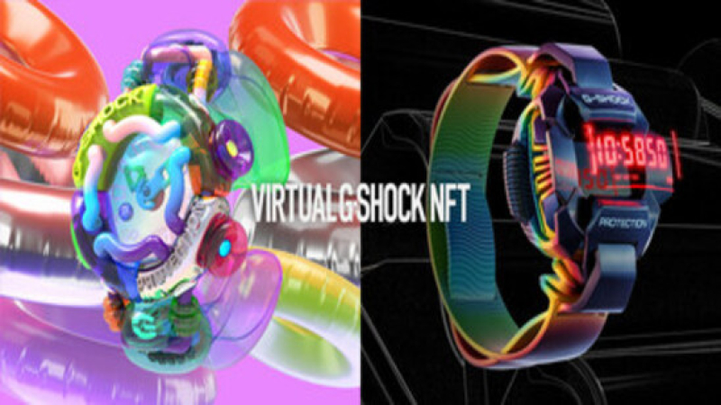 Casio lanceert VIRTUAL G-SHOCK NFT's, geïnspireerd door het concept van futuristische schokbestendige structuren 