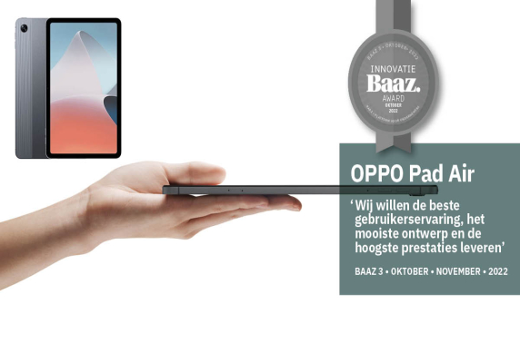 OPPO introduceert de OPPO Pad Air