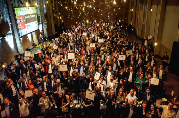 Vier bedrijven behalen eerste plaats bij de Best Workplaces 2018