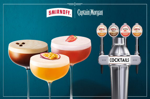 Diageo introduceert cocktailtaps in bars, cafés en clubs in Nederland