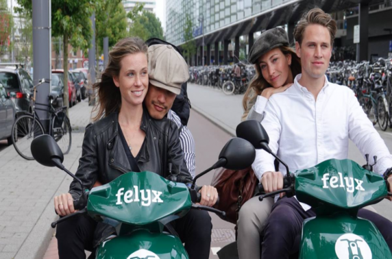 felyx introduceert deelbare scooters in Den Haag
