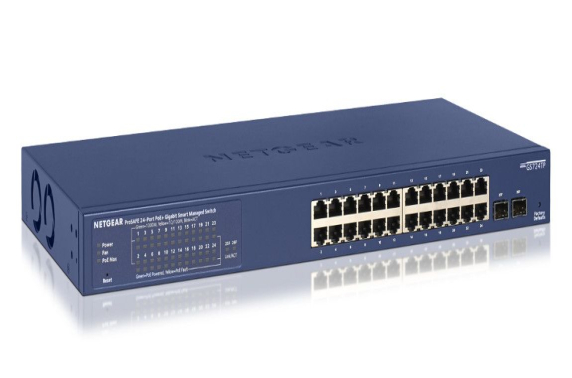 NETGEAR introduceert 24-poorts Gigabit PoE+ smart managed switch