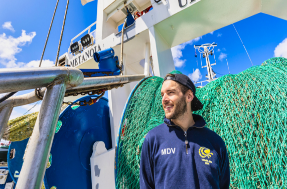 Amsterdamse visser Hendrik Kramer brengt vis onder lokaal label Wild ‘n Zilt op de markt om te laten zien dat duurzame visserij loont 