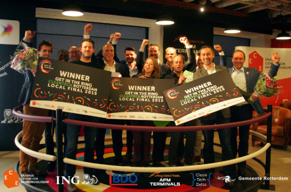 RotterZwam, CocoPallet en African Clean Energy winnen Get in the Ring Cleantech Rotterdam