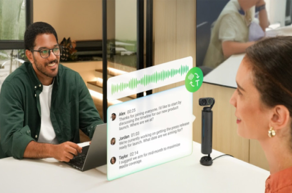 Insta360 Wave Ai speakerphone voor werk en contentcreatie